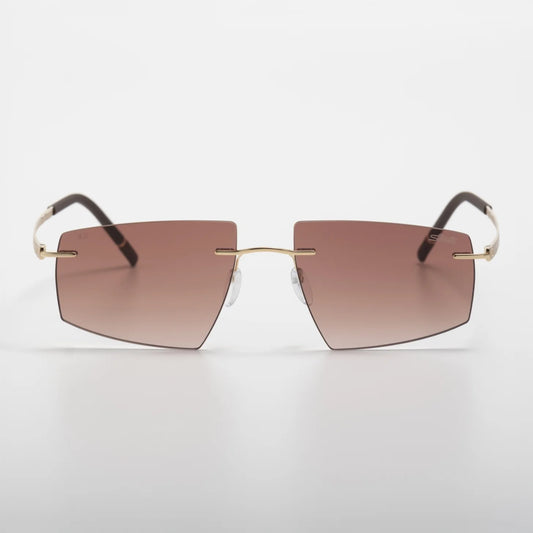 Occhiale da sole Silhouette Escondido 8747 75 7620 Gold / Darkbrown - Shop Ottica Mineo