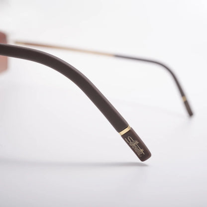 Occhiale da sole Silhouette Escondido 8747 75 7620 Gold / Darkbrown - dettaglio - Shop Ottica Mineo