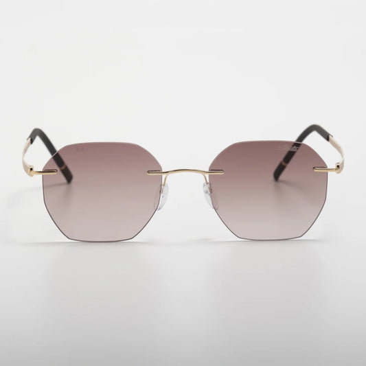 Occhiale da sole Silhouette Cabrillo 8748 75 7520 Gold / Darkbrown - Shop Ottica Mineo