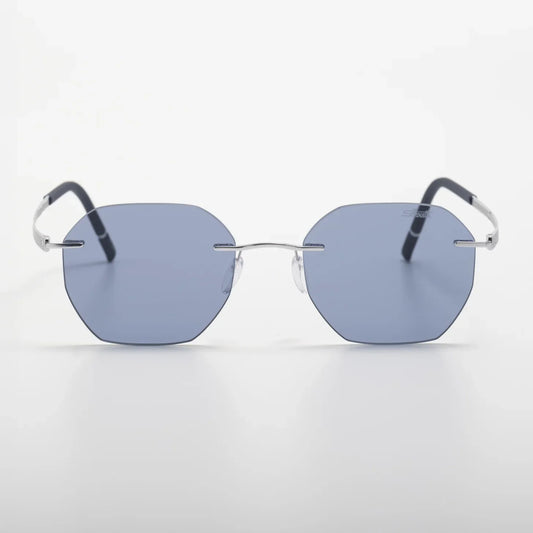 Lunettes de soleil Silhouette Cabrillo 8748 75 7010 Night Blue géométriques