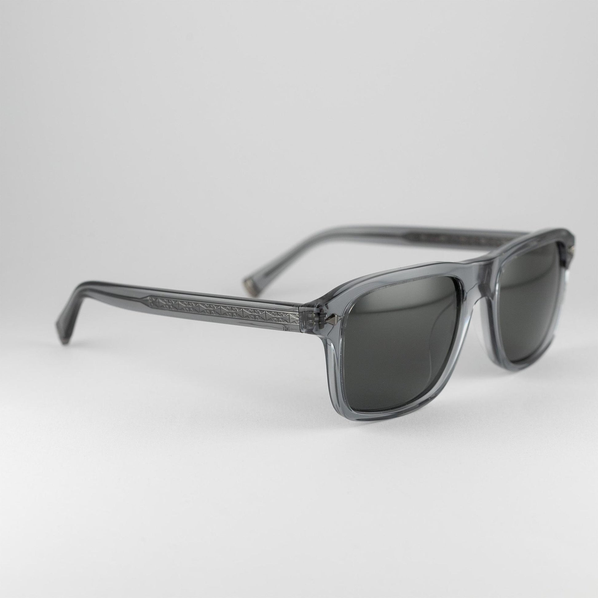 Occhiale da sole Brunello Cucinelli BC4014S 1004P2 Grey - lato - Shop Ottica Mineo