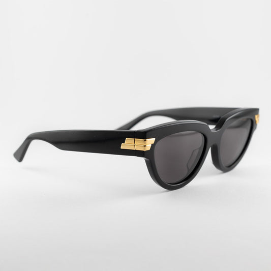 Occhiale da sole Bottega Veneta BV1035S 001 Black - lato - Shop Ottica Mineo