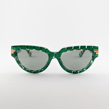 Occhiale da sole Bottega Veneta BV1035S 008 Green - Ottica Mineo