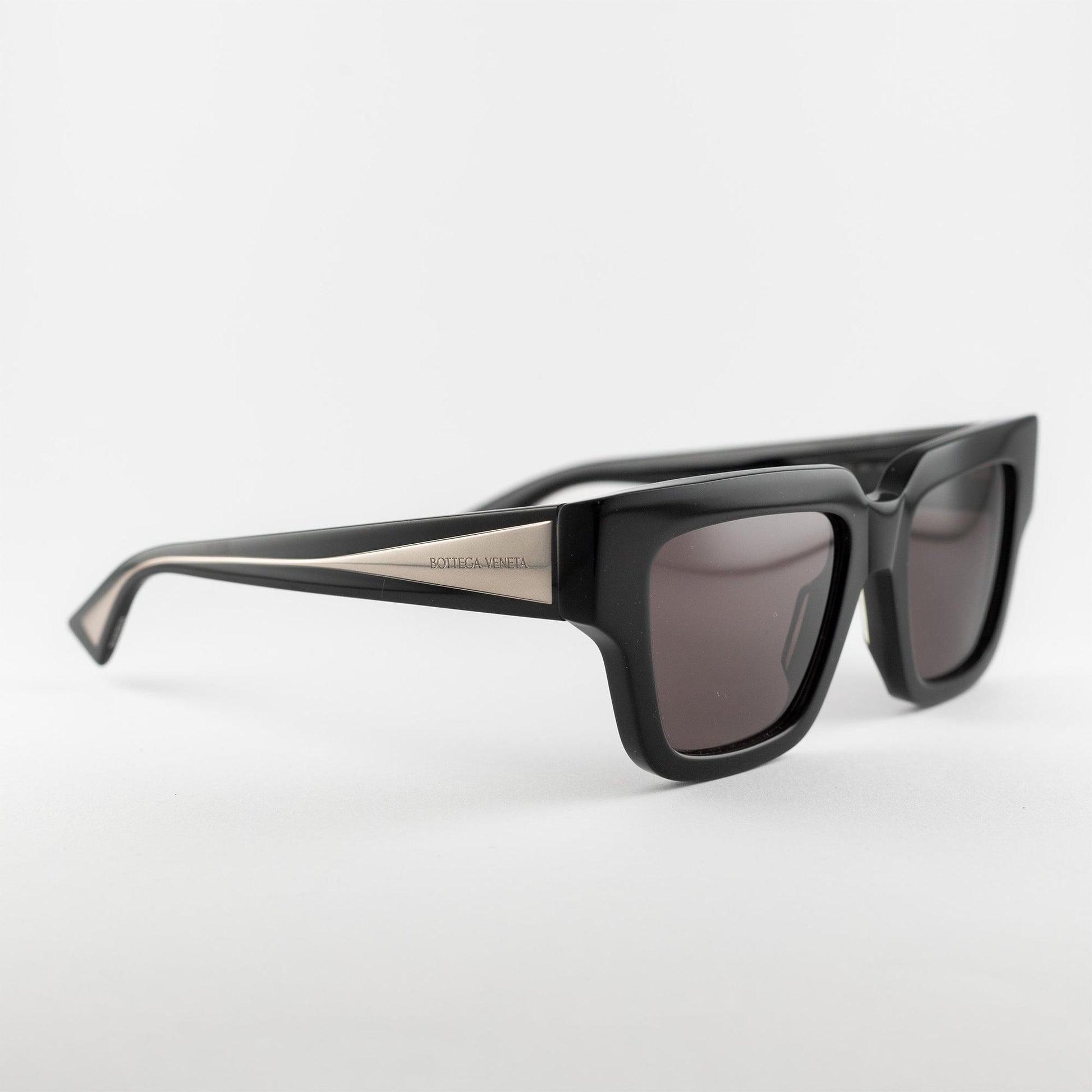 Occhiale da sole Bottega Veneta BV1276 001 Black - lato - Shop Ottica Mineo
