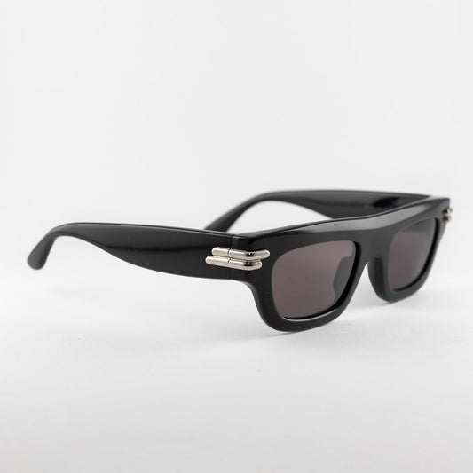 Occhiale da sole Bottega Veneta BV1321S 001 Black - lato - Shop Ottica Mineo