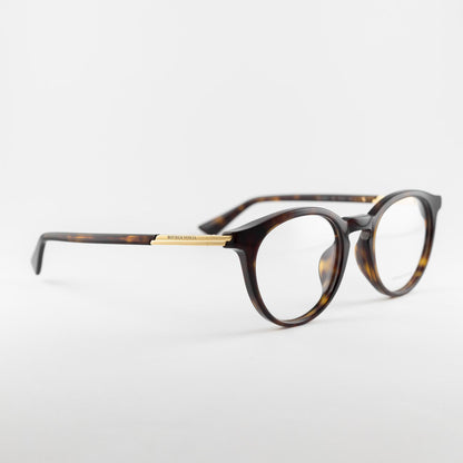 Occhiale da vista Bottega Veneta BV1335O 002 Havana - lato - Shop Ottica Mineo