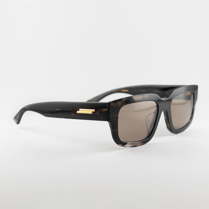 Occhiale da sole Bottega Veneta BV1359SA 003 Havana - lato - Shop Ottica Mineo