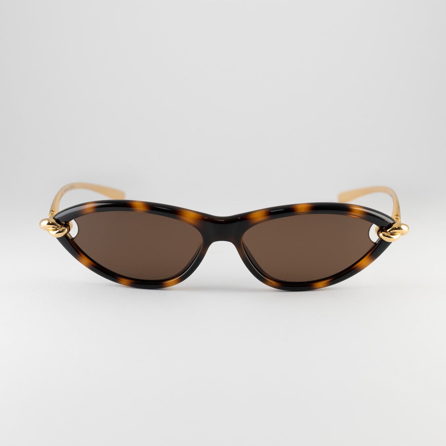 Occhiale da sole Bottega Veneta BV1390S 002 Havana cat eye