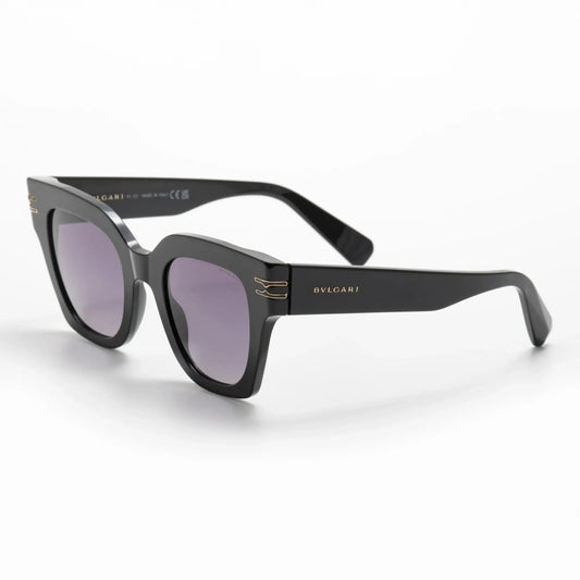 Occhiale da sole Bulgari BV40013I 01B Black - lato - Shop Ottica Mineo