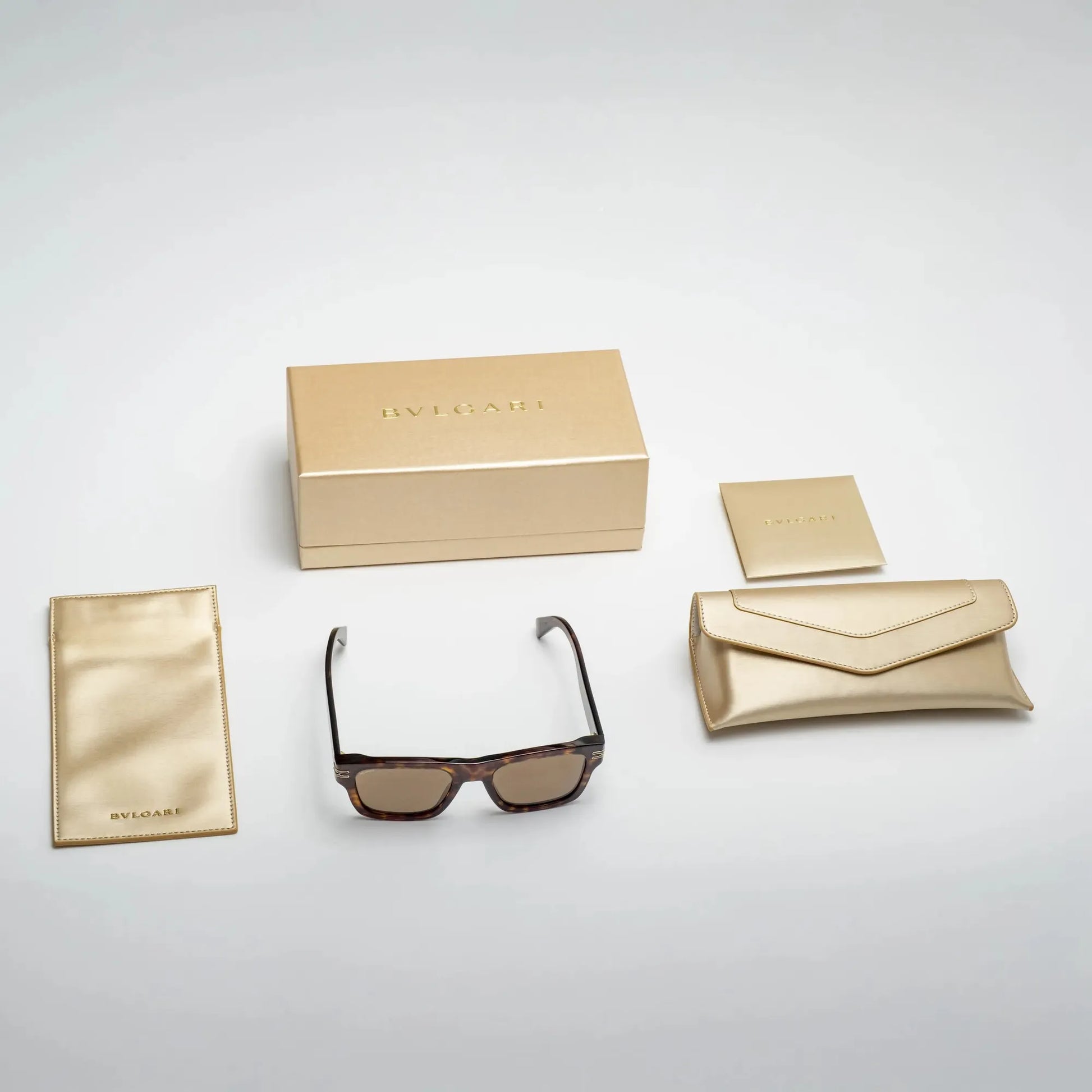 Occhiale da sole Bulgari BV40015I 52H Havana - dettaglio - Shop Ottica Mineo