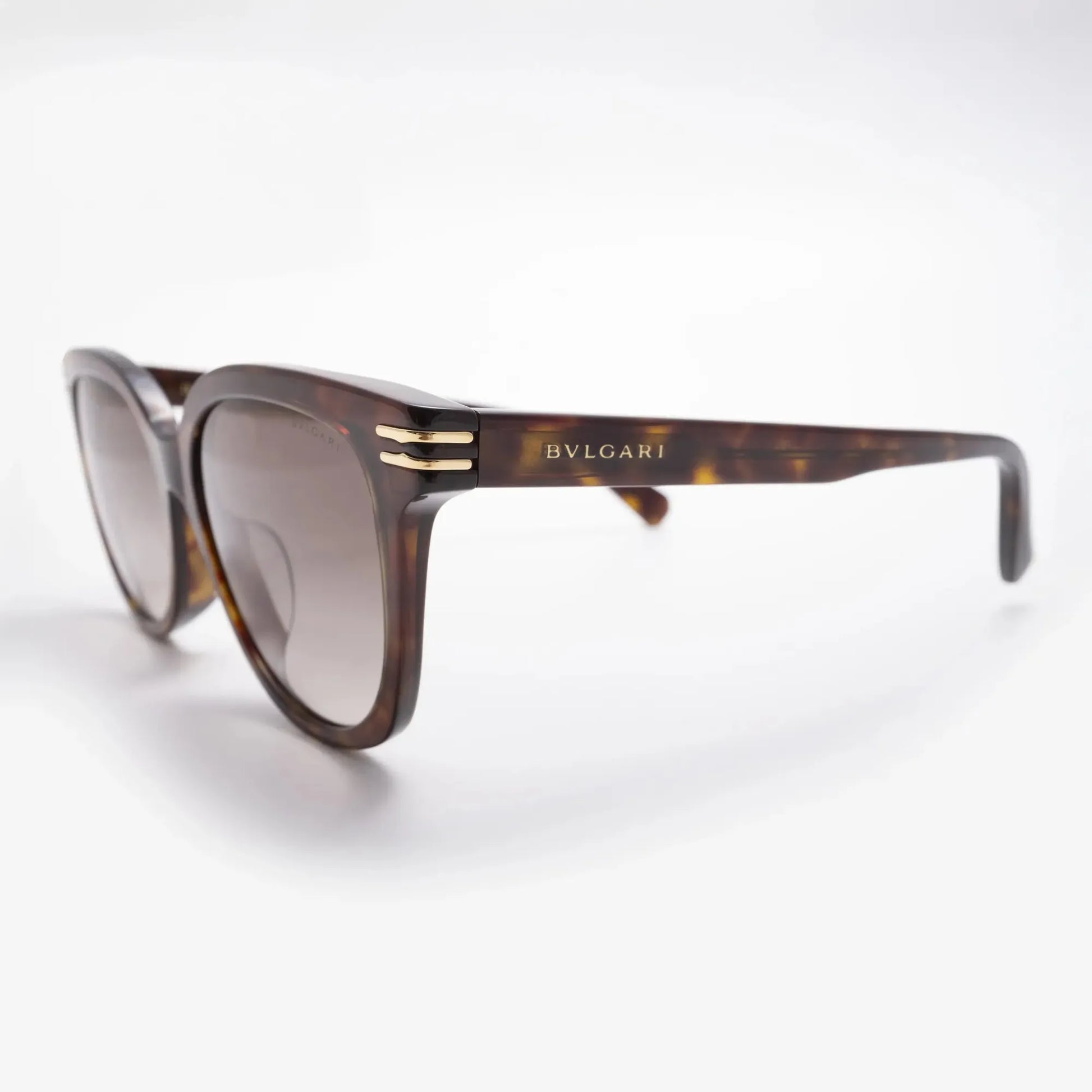 Occhiale da sole Bulgari BV40027F 52F Havana - dettaglio - Shop Ottica Mineo