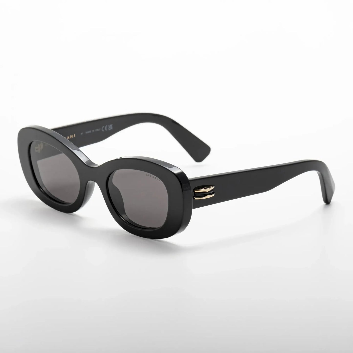 Occhiale da sole Bulgari BV40039I 01A Black - lato - Shop Ottica Mineo