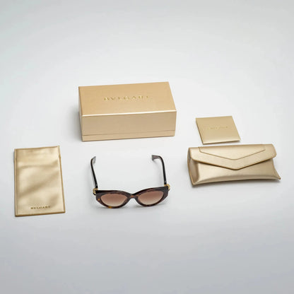 Occhiale da sole Bulgari BV40046I 52F Havana - dettaglio - Shop Ottica Mineo
