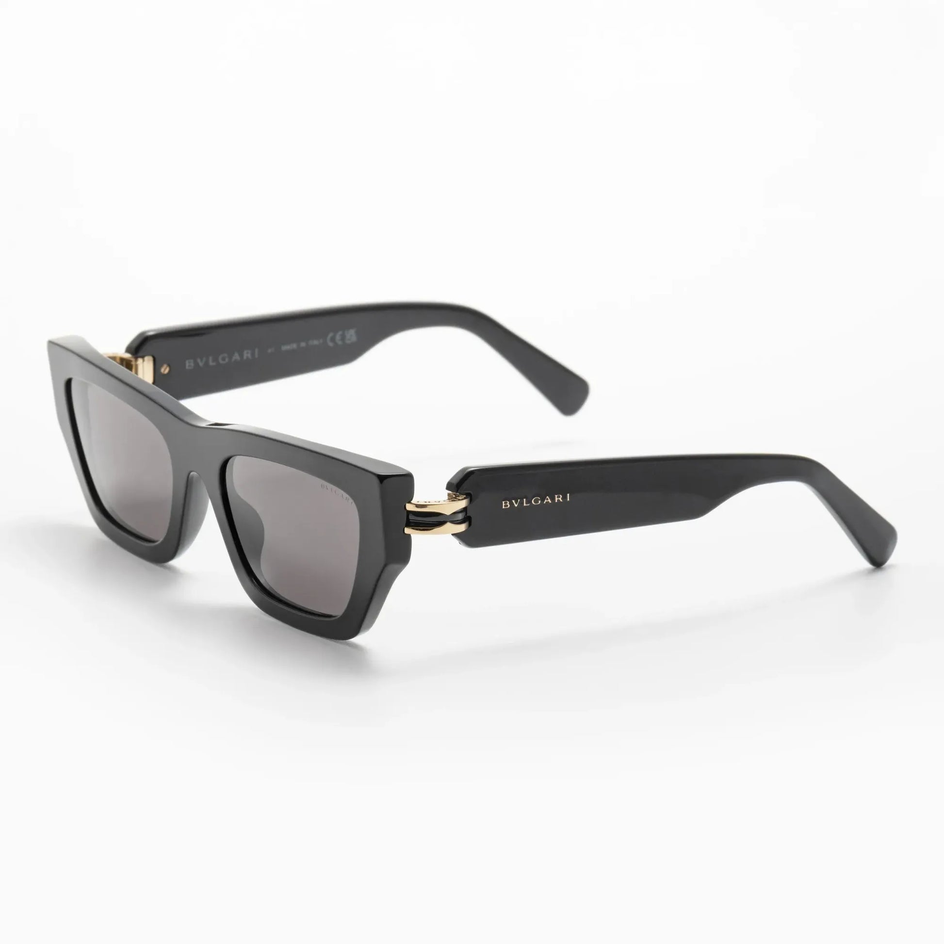 Occhiale da sole Bulgari BV40047I 01A Black - lato - Shop Ottica Mineo