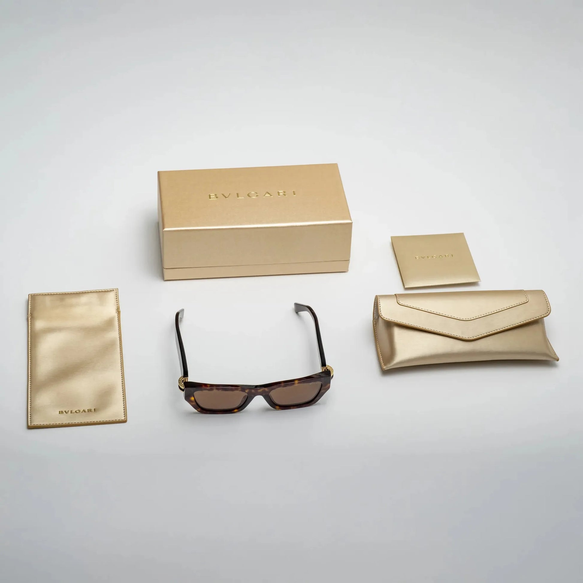 Occhiale da sole Bulgari BV40047I 52E Havana - dettaglio1 - Shop Ottica Mineo