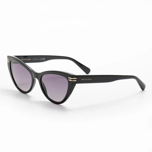 Occhiale da sole Bulgari BV40048I 01B Nero - lato - Shop Ottica Mineo