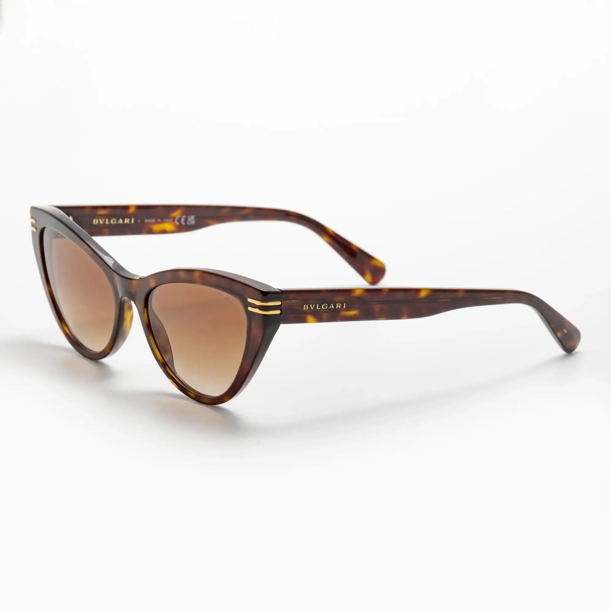 Occhiale da sole Bulgari BV40048I 52F Havana - dettaglio - Shop Ottica Mineo
