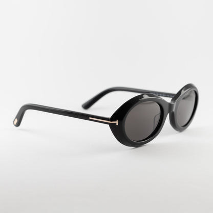 Occhiali da sole Tom Ford TF1186 01A Black ovali