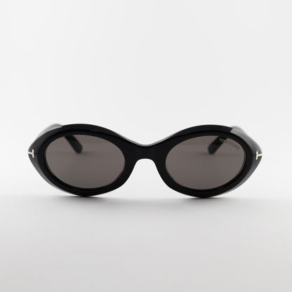 Occhiali da sole Tom Ford TF1186 01A Black ovali