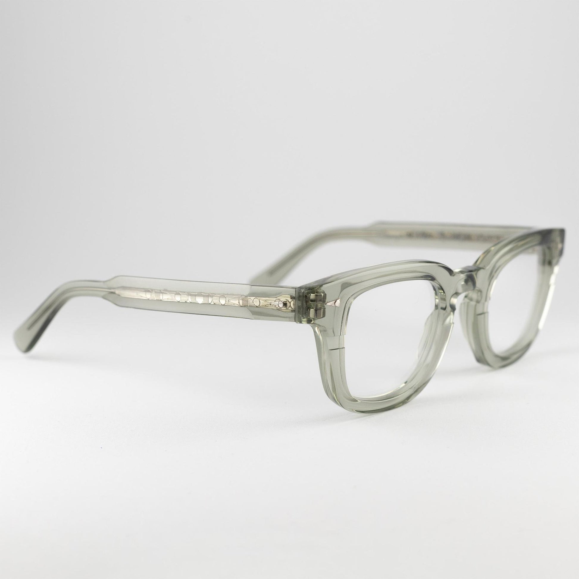 Occhiale da vista Ahlem Champ de mars Crystal grey - lato - Shop Ottica Mineo