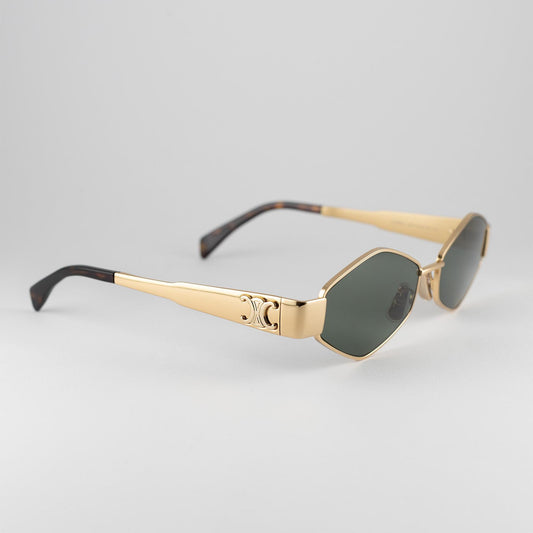 Occhiale da sole Celine CL40254U 30N Gold - lato - Shop Ottica Mineo