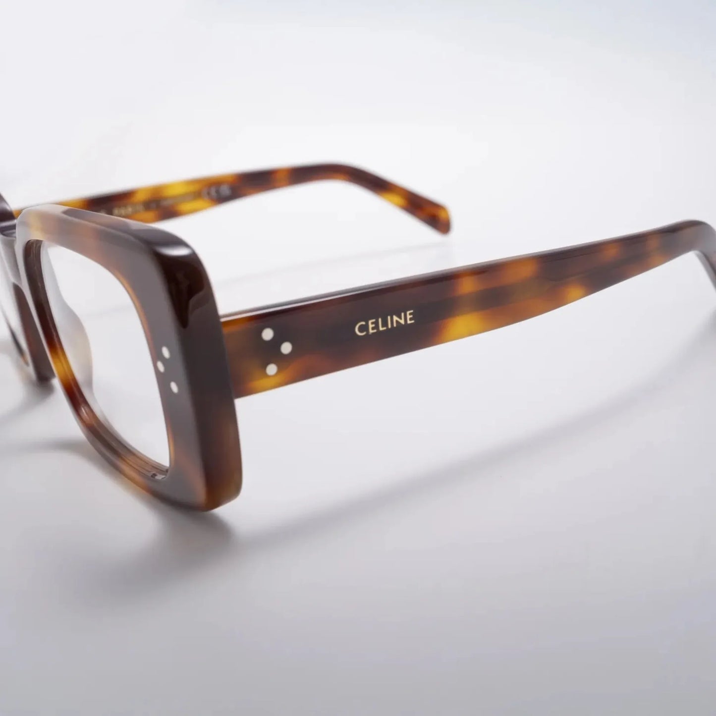 Occhiale da vista Celine CL50163I 3 DOTS 053 Havana - dettaglio - Shop Ottica Mineo