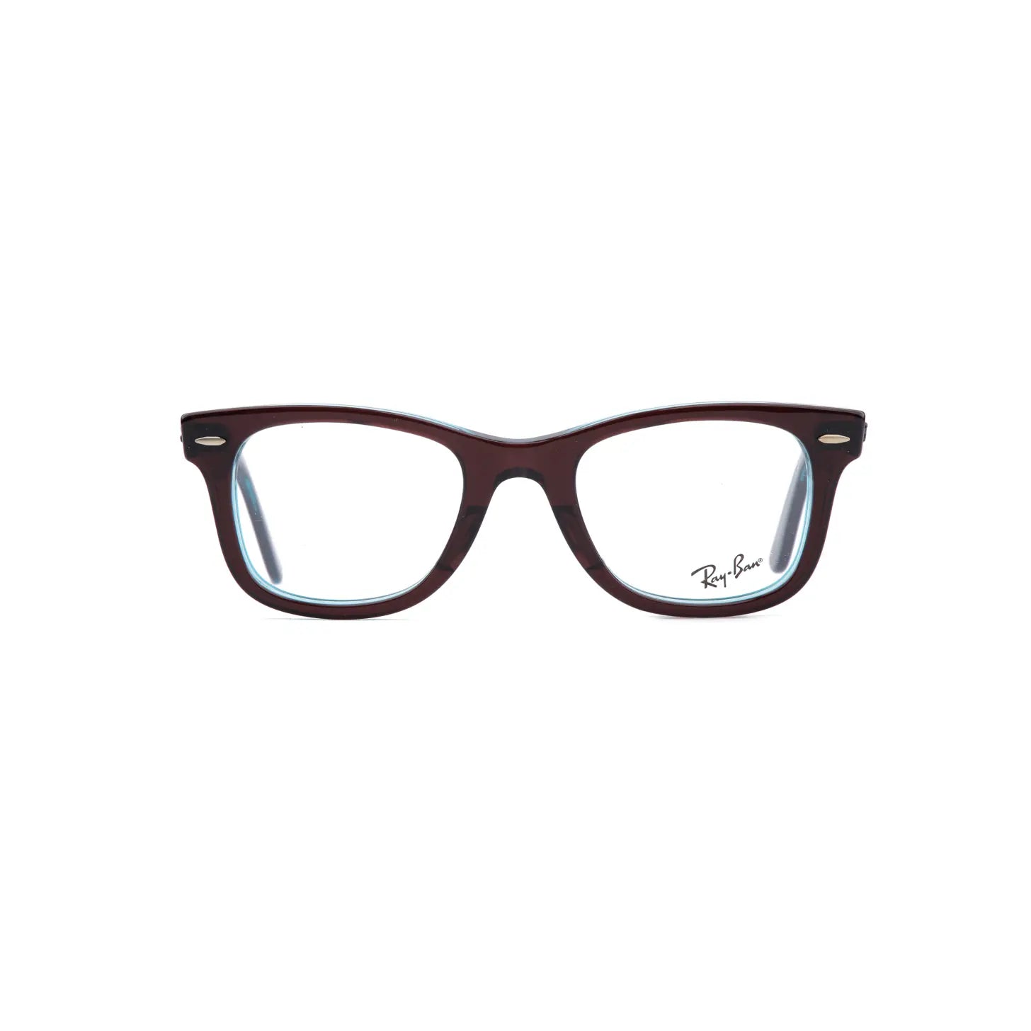 Occhiale da vista Ray-Ban Wayfarer RB4340V 8366 Brown/Blue - Shop Ottica Mineo