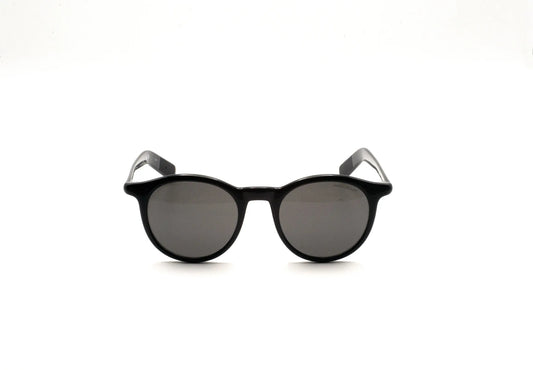 Lunettes de soleil Montblanc MB0353S-001 rondes Noir Gris