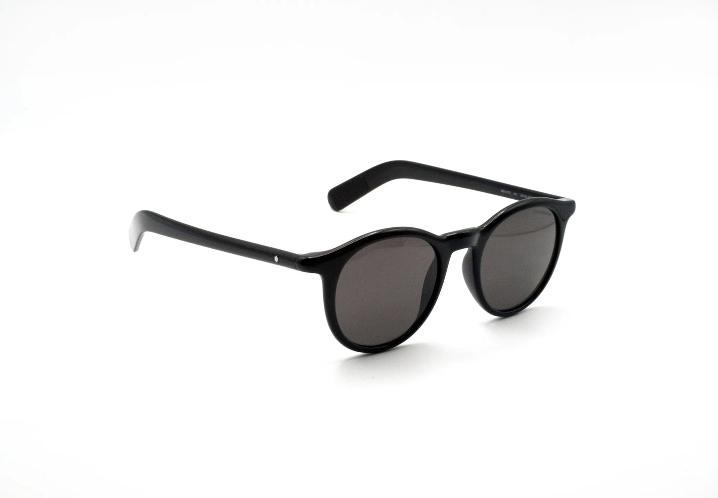 Lunettes de soleil Montblanc MB0353S-001 rondes Noir Gris