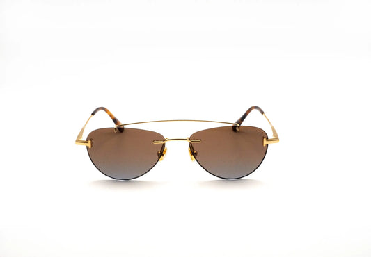 Lunettes de soleil Tom Ford Astor-02 FT1356 30F Or aviateur