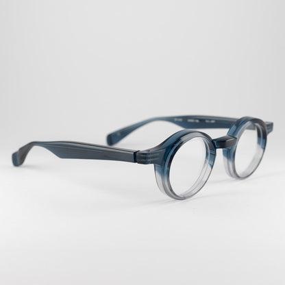 Occhiale da vista Factory900 RF-018 col.497 Blu - lato - Shop Ottica Mineo