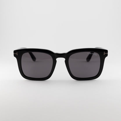 Occhiali da sole Tom Ford TF0751 01A Black rettangolari