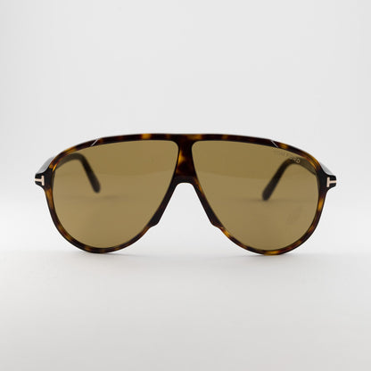 Occhiali da sole Tom Ford TF1211 52N Havana Aviator