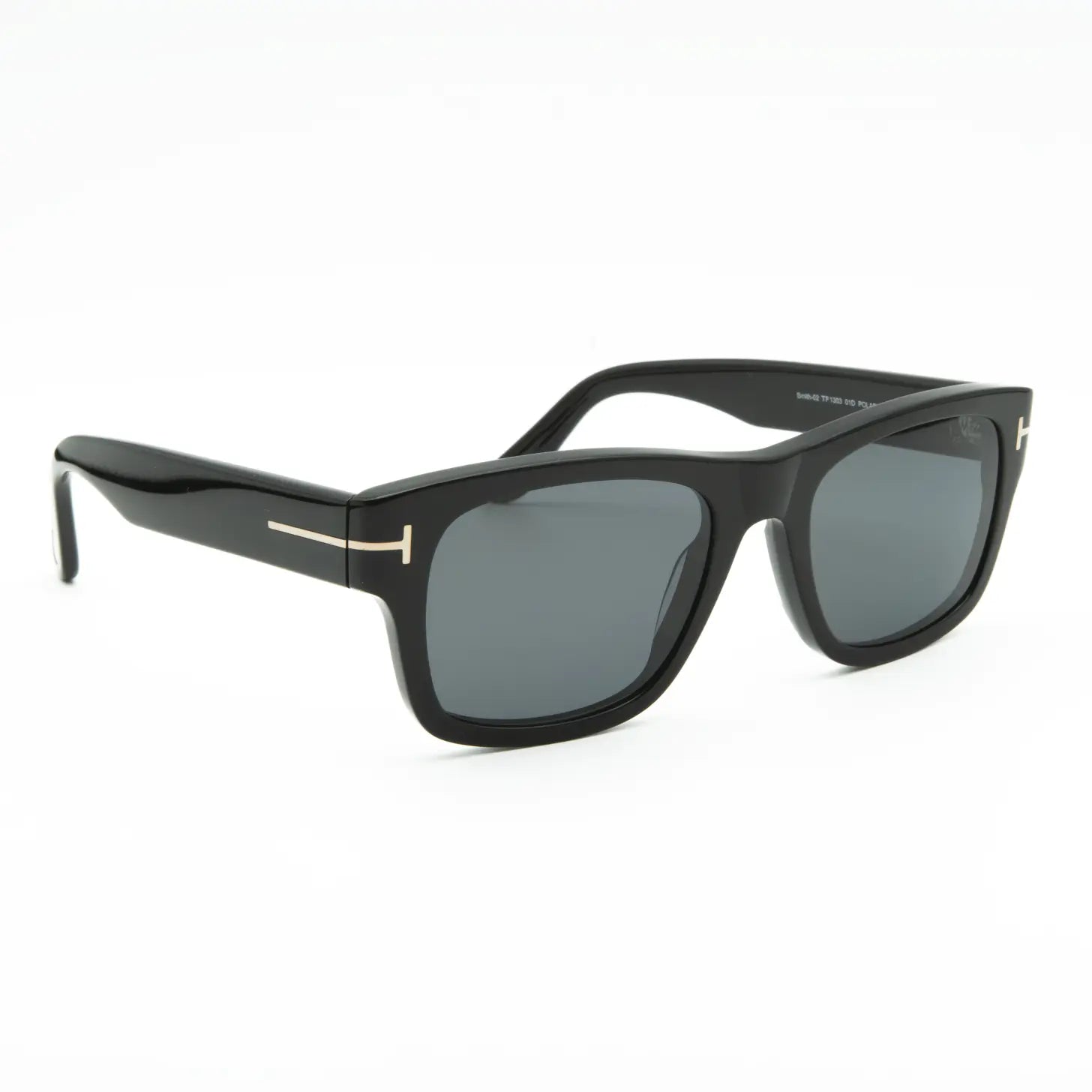 Occhiale da sole Tom Ford Smith-02 FT1303 01D Black Polarizzed - lato - Shop Ottica Mineo