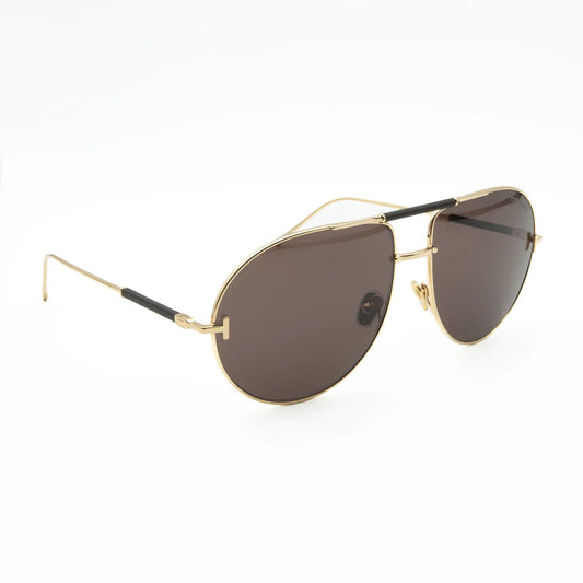 Occhiale da sole Tom Ford Lou-02 FT1308 30E Oro - lato - Shop Ottica Mineo