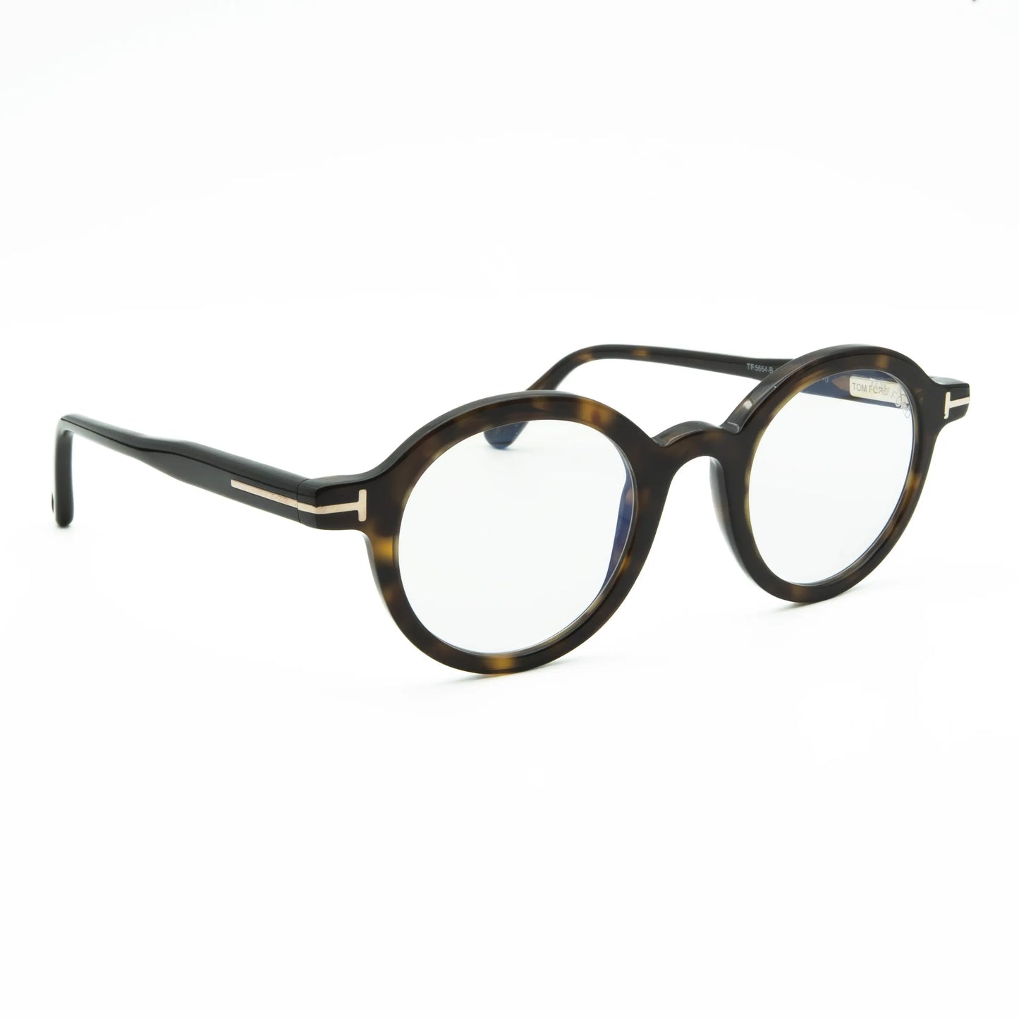 Occhiale da vista Tom Ford FT5664-B 052 Havana scura - lato - Shop Ottica Mineo