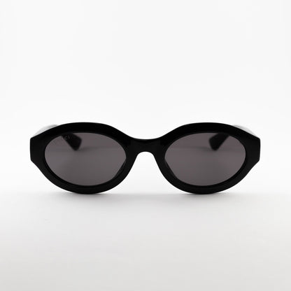 Occhiali da sole Gucci GG1579S 001 neri ovali