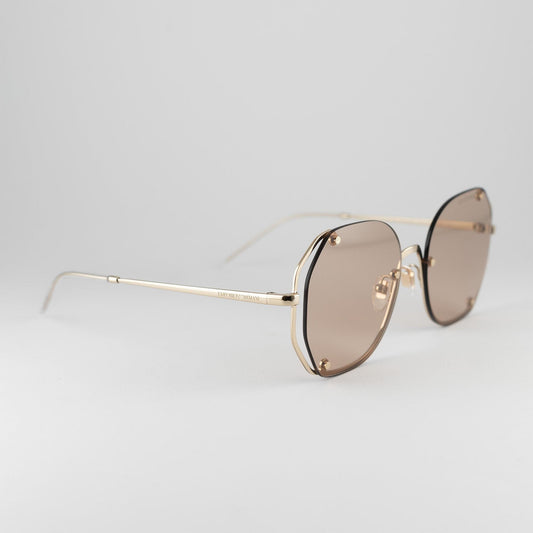 Occhiale da sole Emporio Armani EA2186 3013/93 Gold - lato - Shop Ottica Mineo