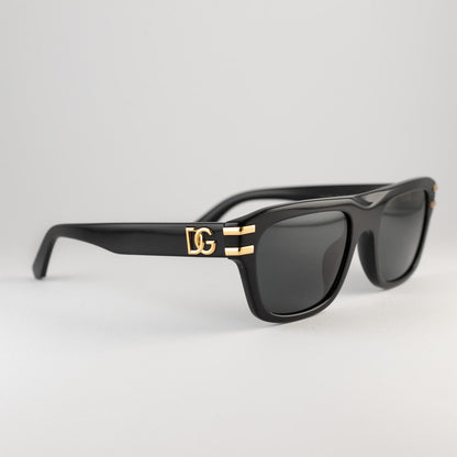 Occhiale da sole D&G DG4496 501/87 Black - lato - Shop Ottica Mineo