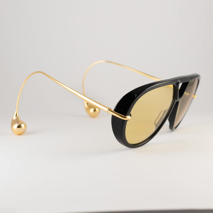Occhiale da sole Bottega Veneta BV1273S 003 Black - lato - Shop Ottica Mineo