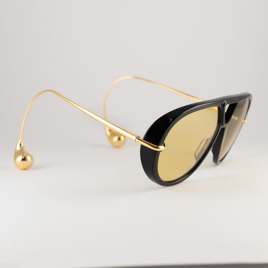 Occhiale da sole Bottega Veneta BV1273S 003 Black - lato - Shop Ottica Mineo