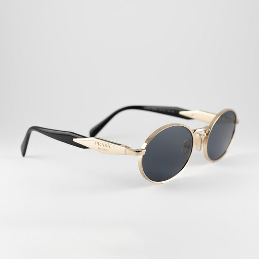 Occhiale da sole Prada SPR65Z ZVN-09T Blu - lato - Shop Ottica Mineo