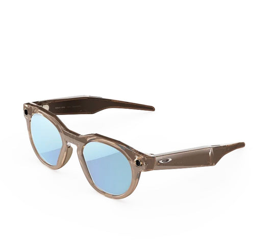 Oakley Meta HSTN OW8002 800206 Marrone Fumo Polarized - lato - Shop Ottica Mineo