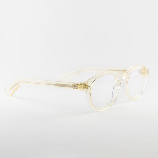 Occhiale da vista Lesca Lunetier IOTA COL.27 Crystal - lato - Shop Ottica Mineo