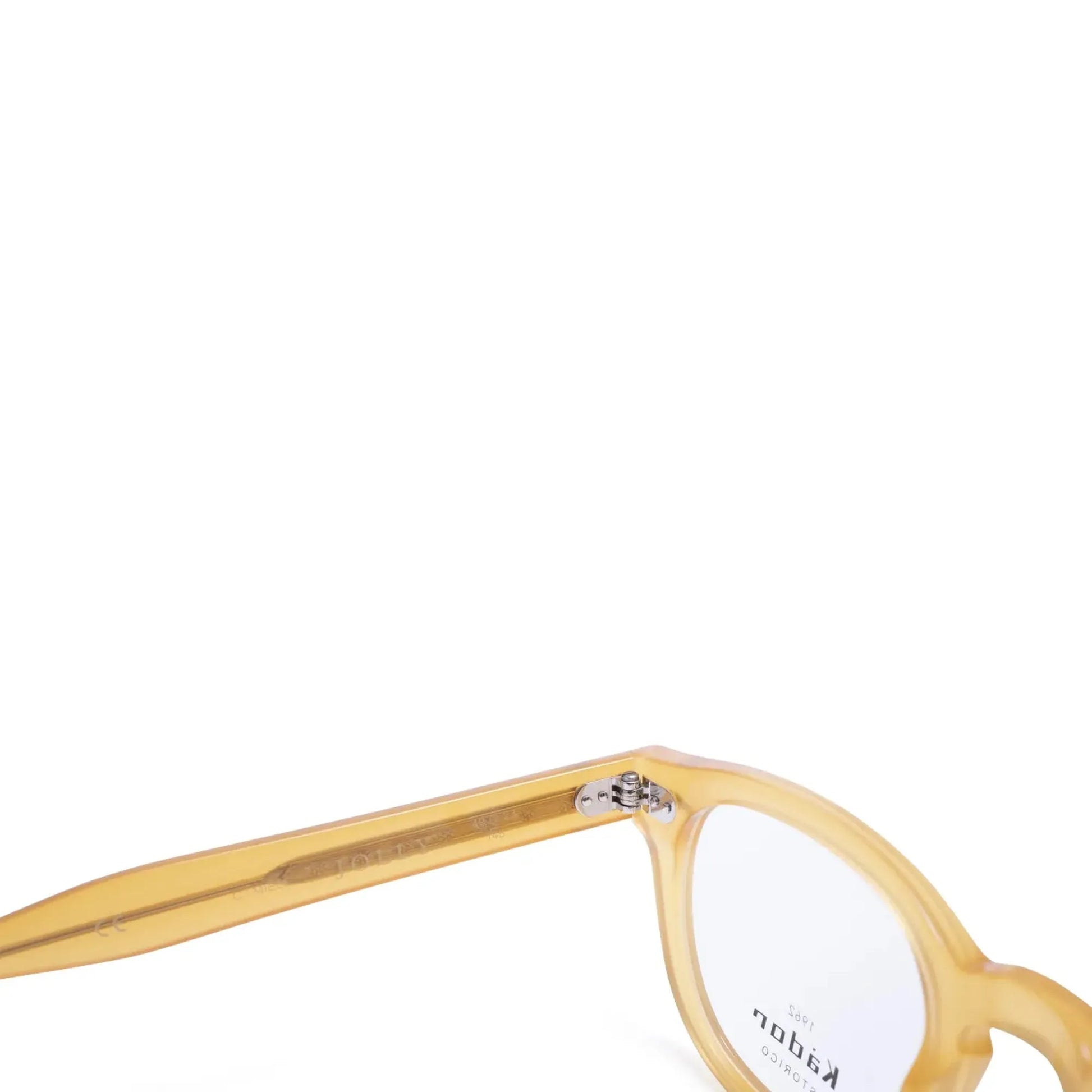 Occhiale da vista Kador Jolly Miele - dettaglio - Shop Ottica Mineo