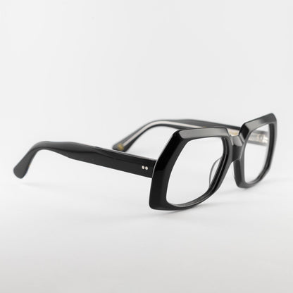 Occhiale da vista Lesca Lunetier KLAR COL.5 Black - lato - Shop Ottica Mineo