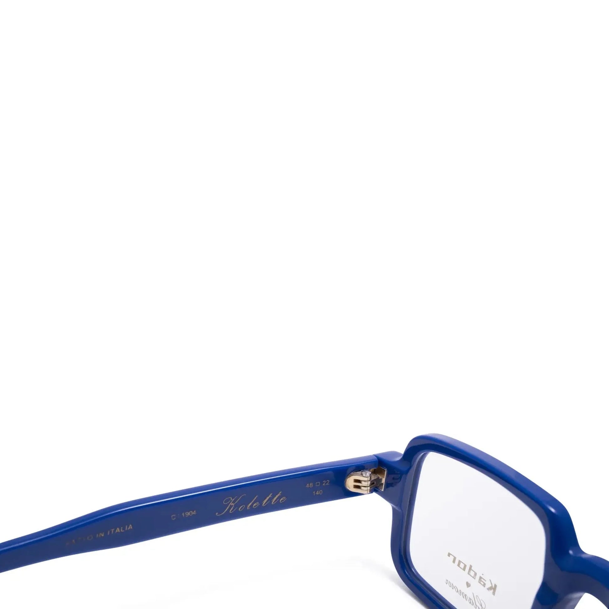 Occhiale da vista Kador Kolette Glamour Blue - dettaglio - Shop Ottica Mineo