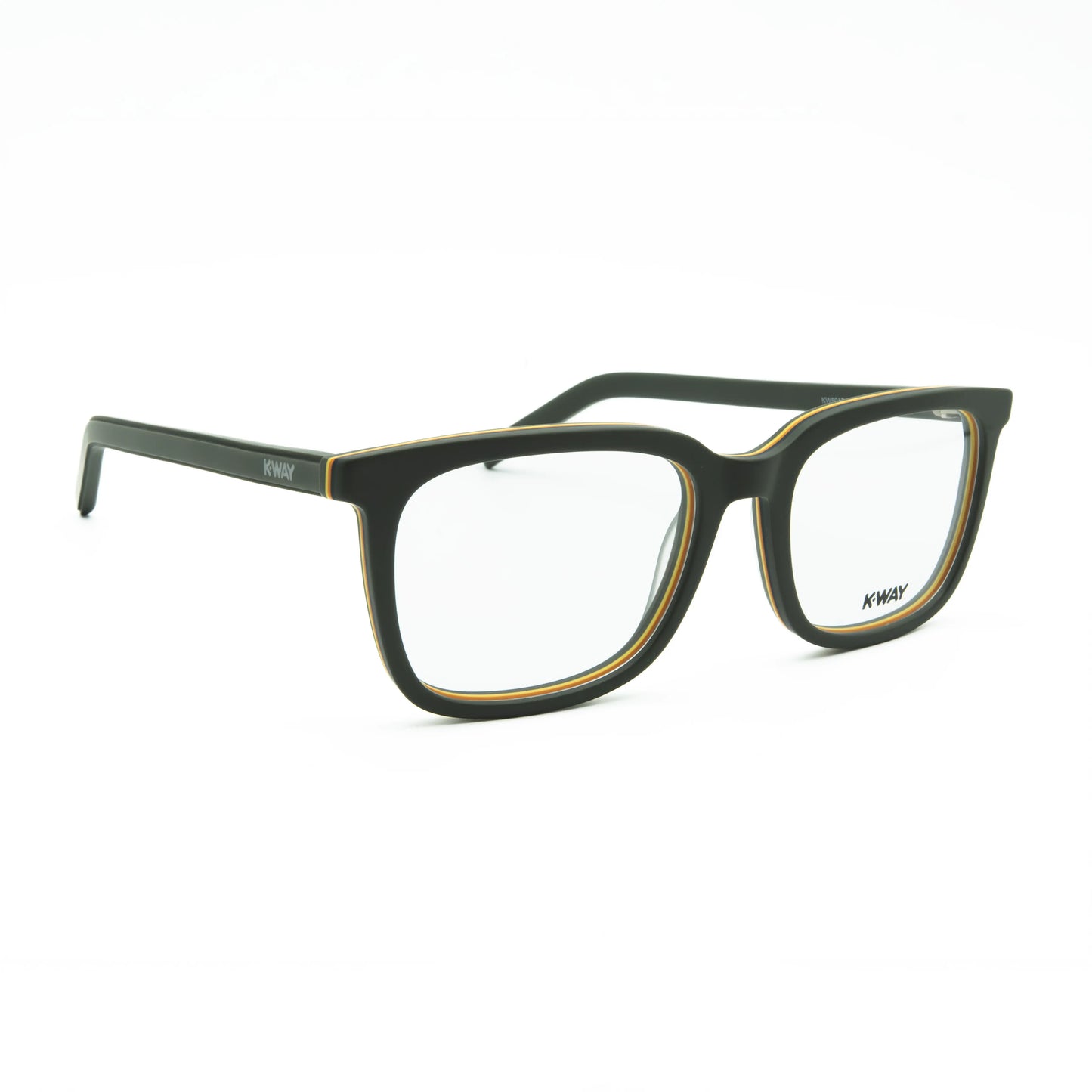 Occhiale da vista K-way KW5017 097 Verde opaco - lato - Shop Ottica Mineo