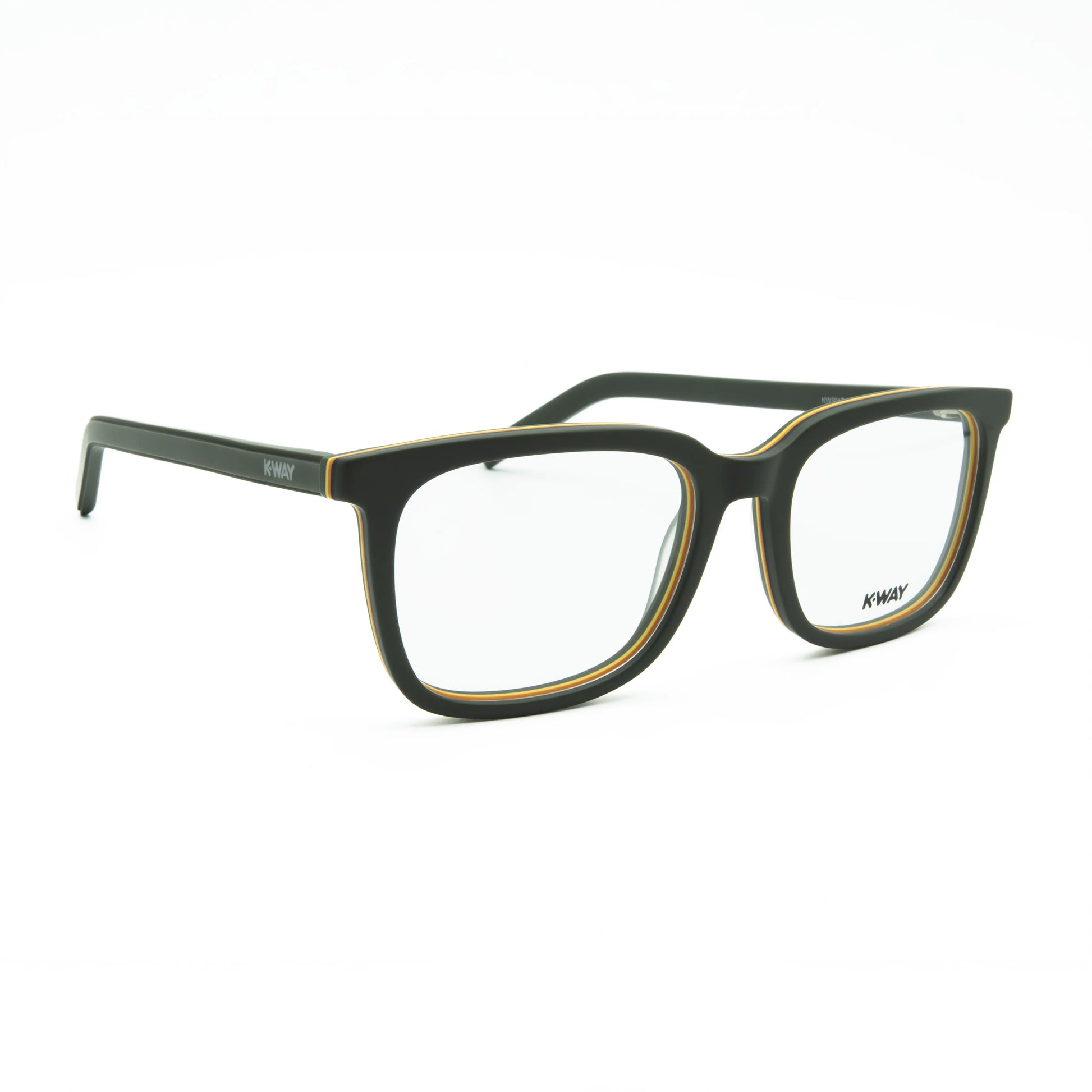 Occhiale da vista K-way KW5017 097 Verde opaco - lato - Shop Ottica Mineo