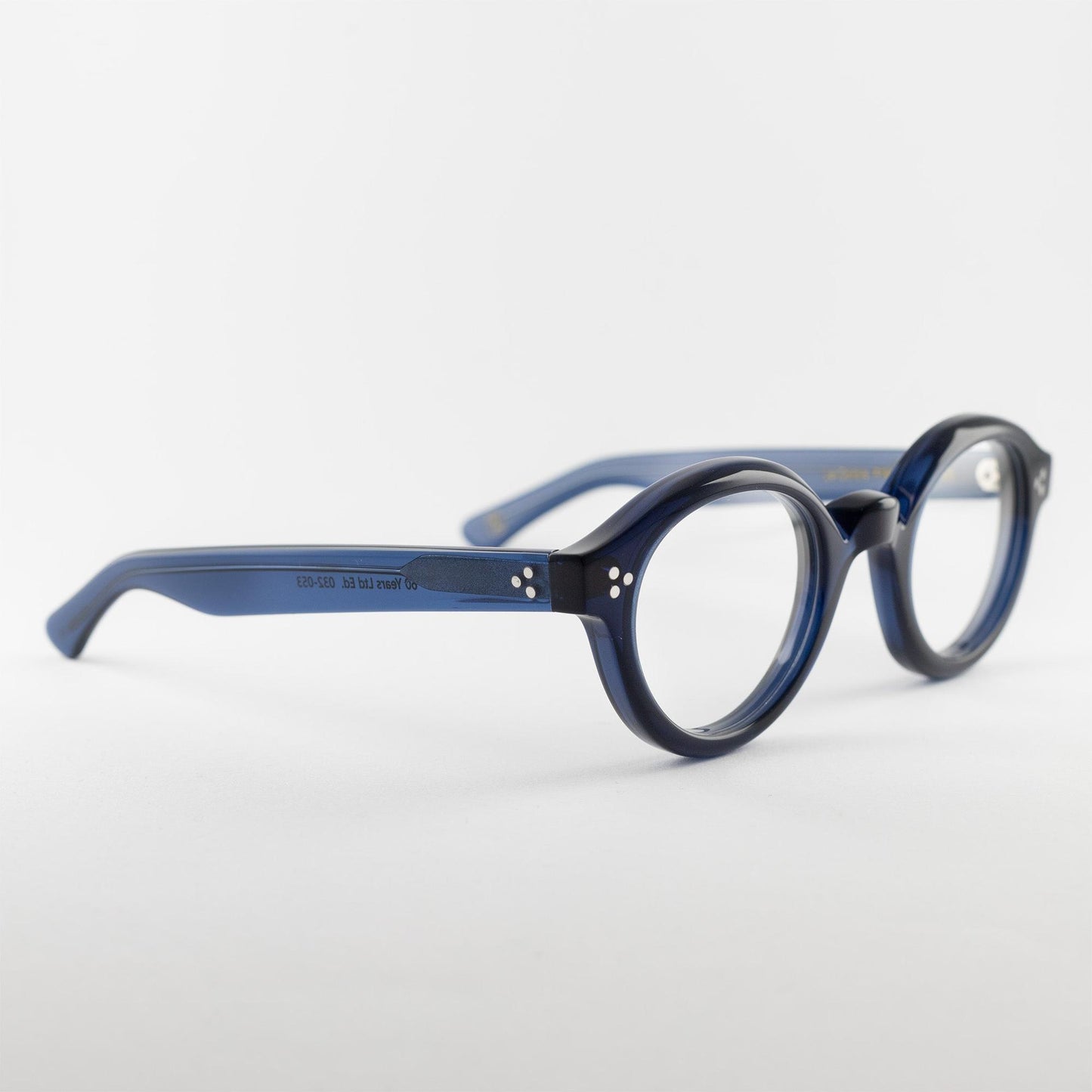 Occhiale da vista Lesca Lunetier LA'CORBS F19 Blu - lato - Shop Ottica Mineo